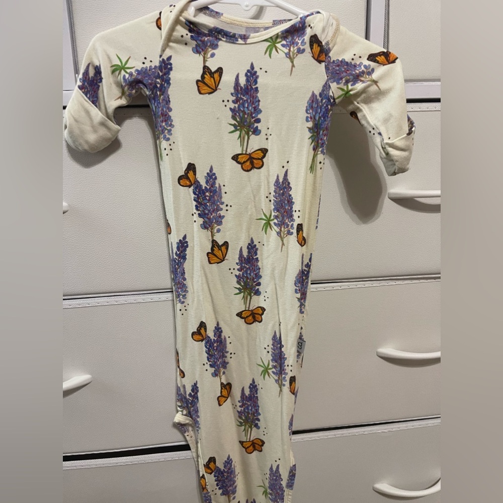 Newborn Goosies butterfly gown